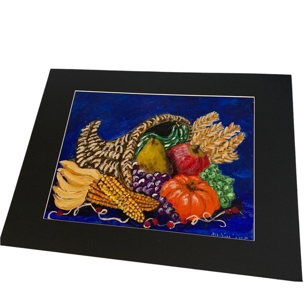 Original Acrylic Artwork Thanksgiving Cornucopia - Picture 9 of 12